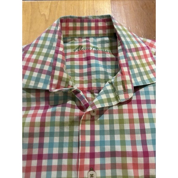 Alan Flusser Men’s Button Down Shirt. Medium. Plaid. - Picture 2 of 14